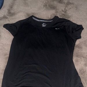Nike Black Short Sleeve Dri-FIT Crew Tee